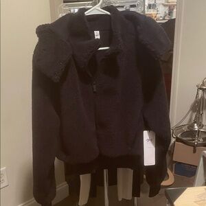 ALO Yoga Black Foxy Sherpa Coat